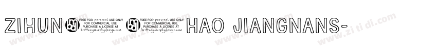 zihun73hao jiangnans字体转换